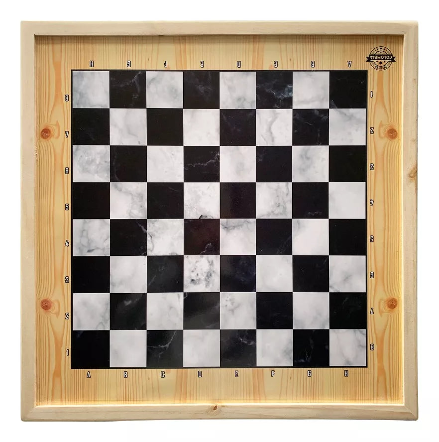 Parques Magnético Doble Cara 6 Puestos Y Ajedrez