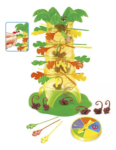 Juego De Mesa Monkey Sticks - Monos Locos