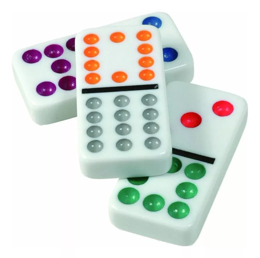 Juego de Domino Profesional 91 Piezas Doble 12 Caja metalica Juega Hasta 13 Personas