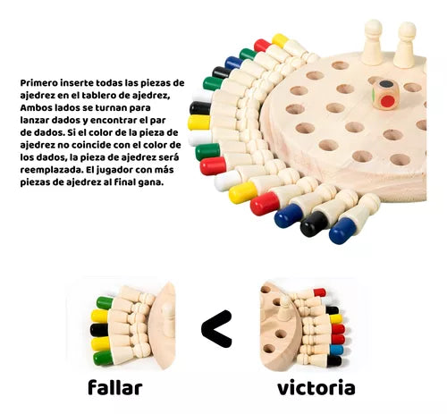 Juegos De Mesa Memoria De Madera Juegos De Mesa Familiares