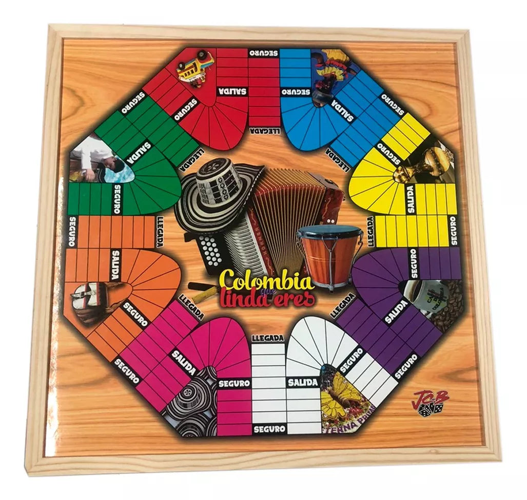 Juego de Parques Magentico 8 x 6 Puestos 50 x 50 cm