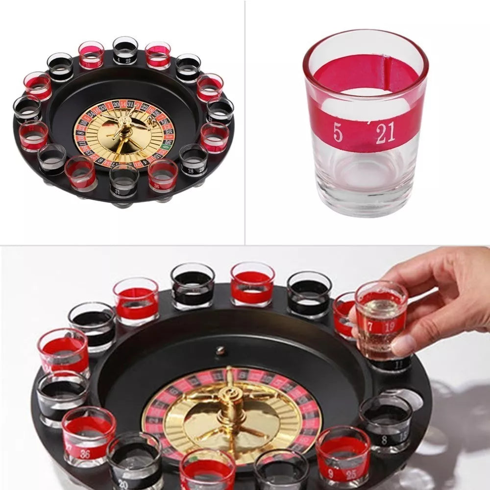 Juego Ruleta Shot De Tragos Fiesta Diversión