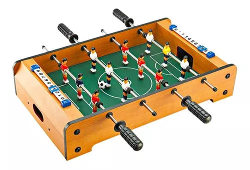 Futbolin Mesa Futbolito 51cm Madera Juego Fútbol Casa