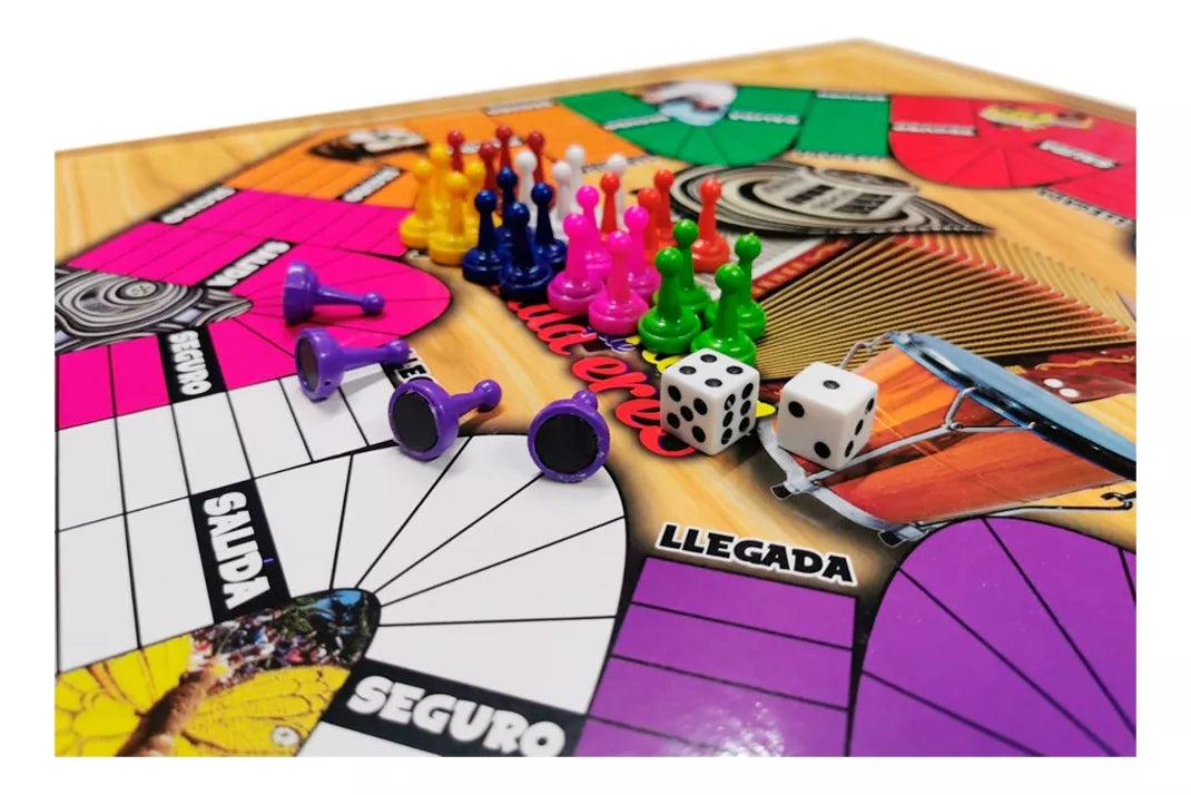 Juego de Parques Magentico 8 x 6 Puestos 50 x 50 cm