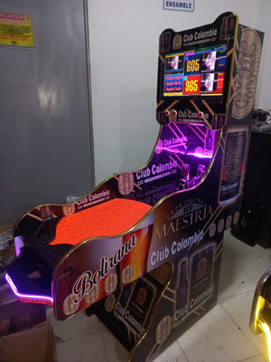 Juego de Bolirana Smart Grande - 7 Juegos Pantalla 19 Pulgadas 16 Jugadores 12 Esferas Diseño Club Colombia