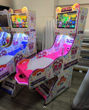 Juego de Bolirana Smart Grande - 7 Juegos Pantalla 19 Pulgadas 16 Jugadores 12 Esferas Diseño La Catrina