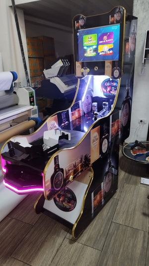 Juego de Bolirana Smart Grande - 7 Juegos Pantalla 19 Pulgadas 16 Jugadores 12 Esferas Diseño Old Parr