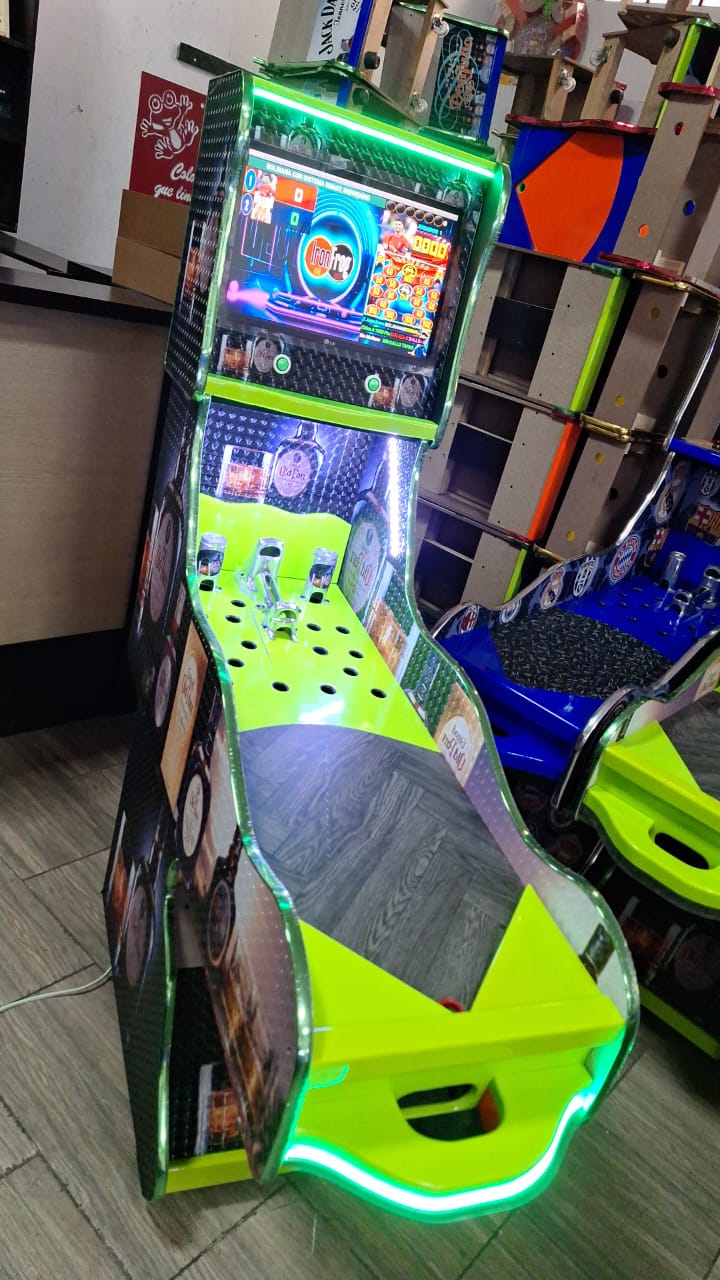 Juego de Bolirana Smart Grande - 7 Juegos Pantalla 19 Pulgadas 16 Jugadores 12 Esferas Diseño Old Parr