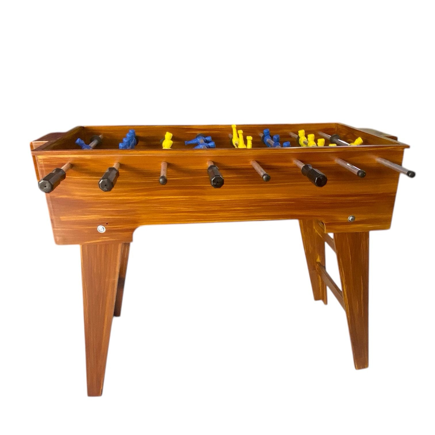 Juego de Futbolito - Futbolin Grande Mdf color Madera Sala de Juegos