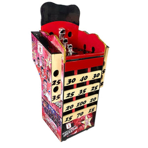 Juego de Rana con Brazos Ploter America de Cali tapizada en caucho, Tablero + 7 Argollas