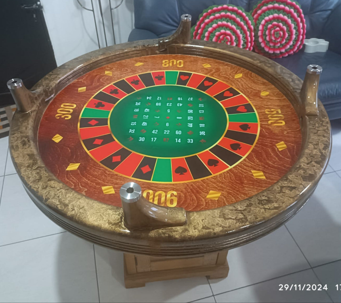 Juego de mesa Cacho o Ruleta de la suerte