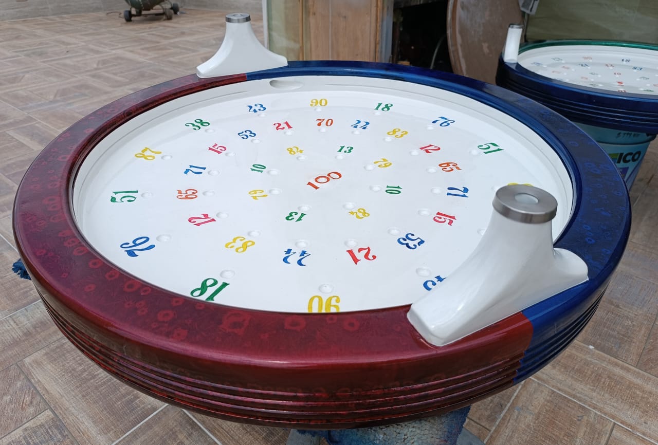 Juego de mesa Cacho o Ruleta de la suerte