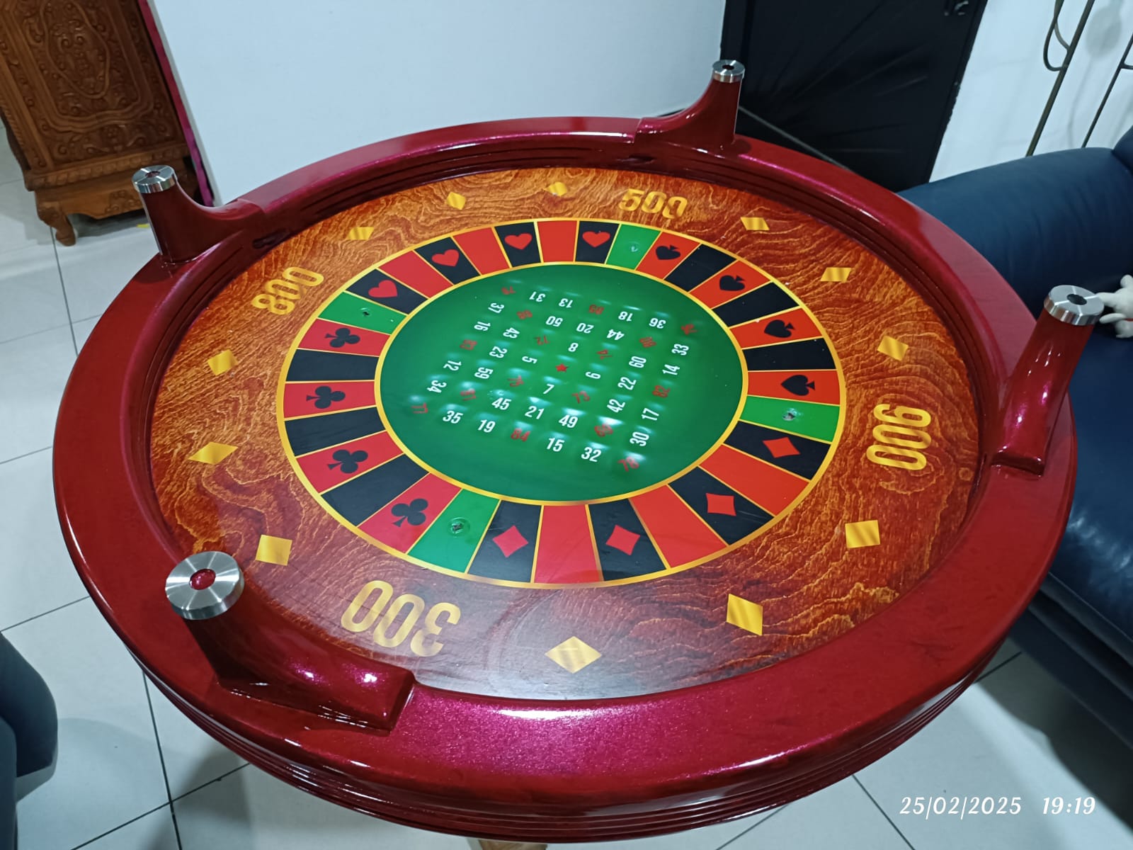 Juego de mesa Cacho o Ruleta de la suerte