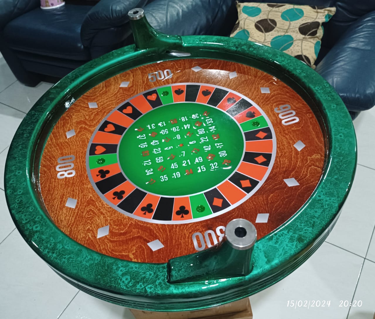 Juego de mesa Cacho o Ruleta de la suerte