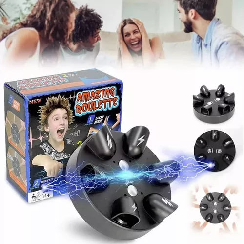Maquina De Toques Electricos Tipo Ruleta Rusa Juego Mesa
