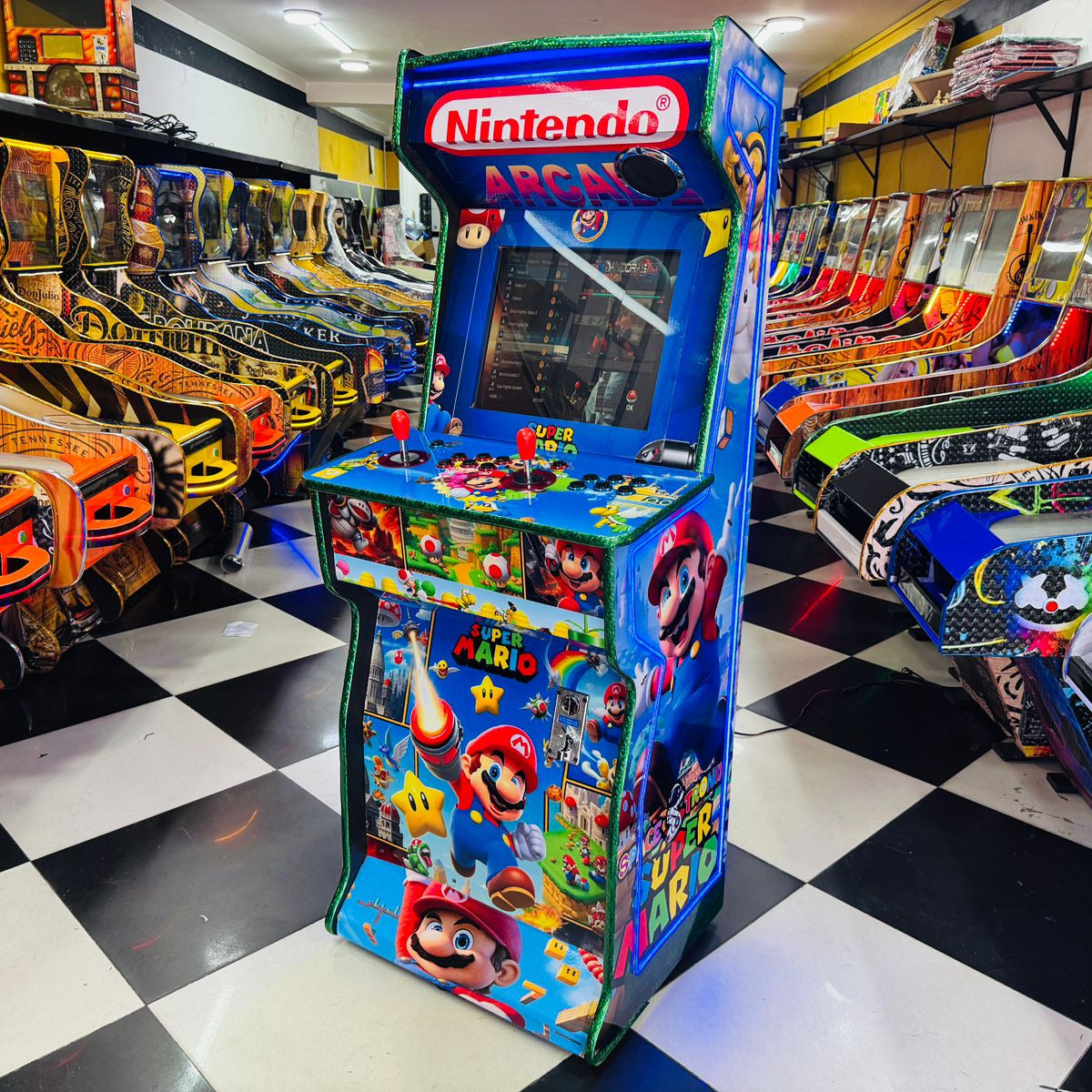 Maquina Retro Arcade de Piso 5200 Juegos Wifi 22 Pulgadas