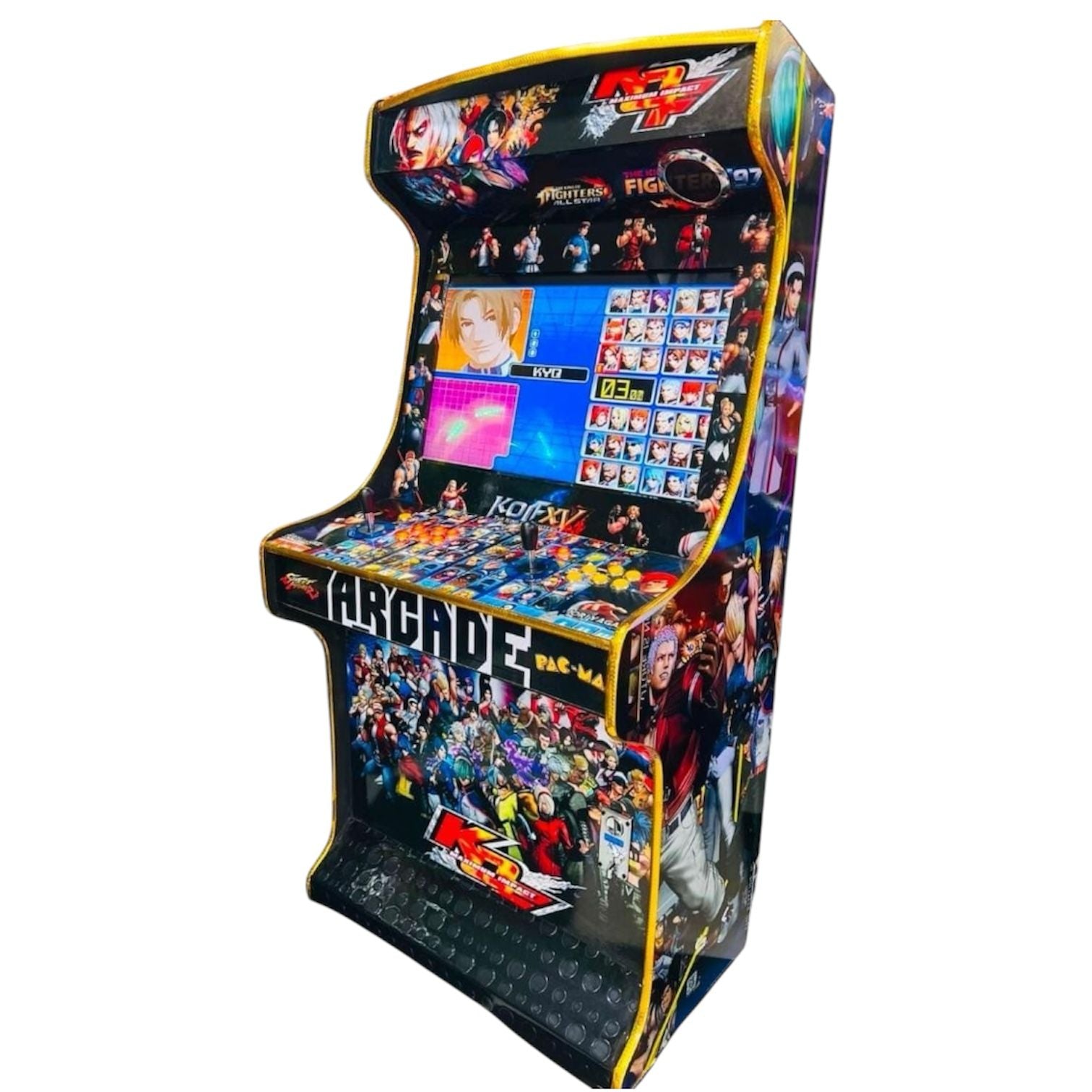 Maquina  Arcade de Piso 5200 Juegos Wifi 32 Pulgadas