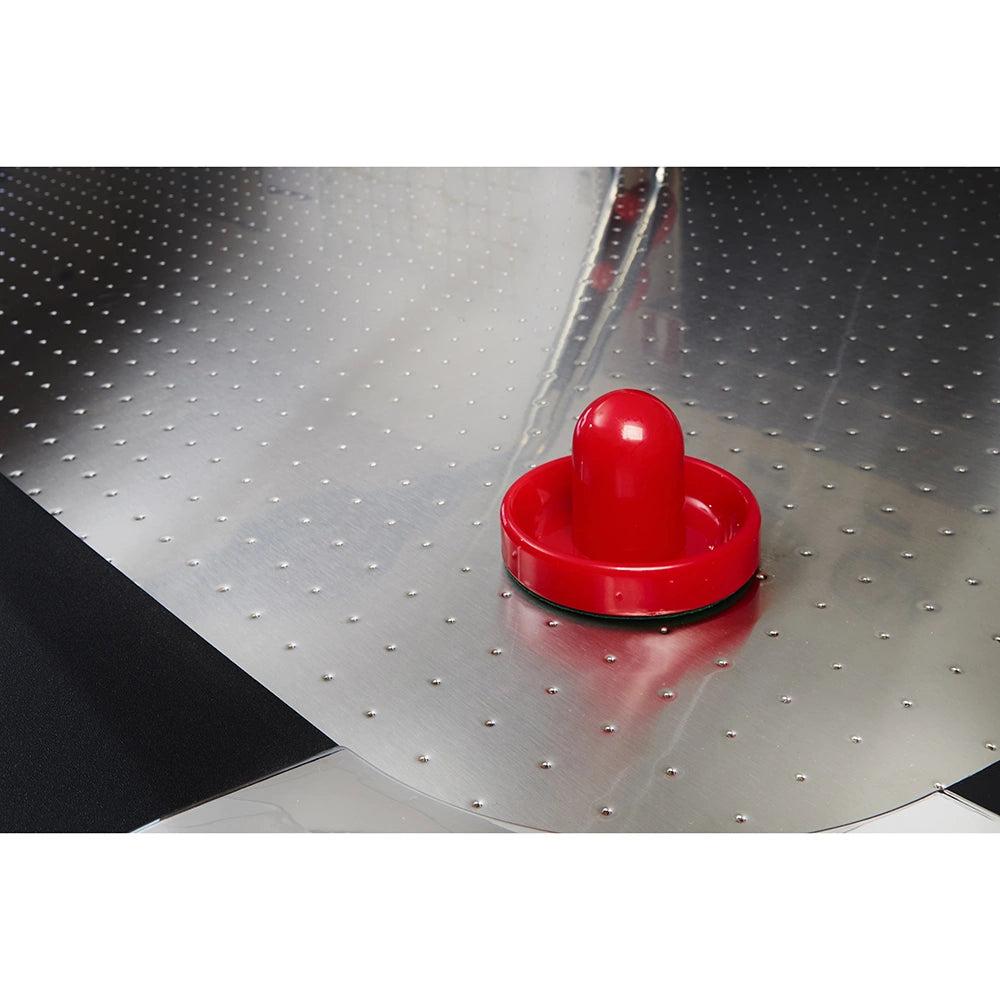 Mesa de Air Hockey Profesional Acero Inoxidable | Estilo Arcade con Accesorios Incluidos