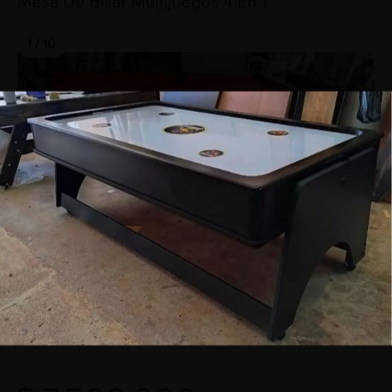Mesa Multijuegos 4 en 1  - Billar Pool - Ping pong - Air Hockey - Comedor Formica