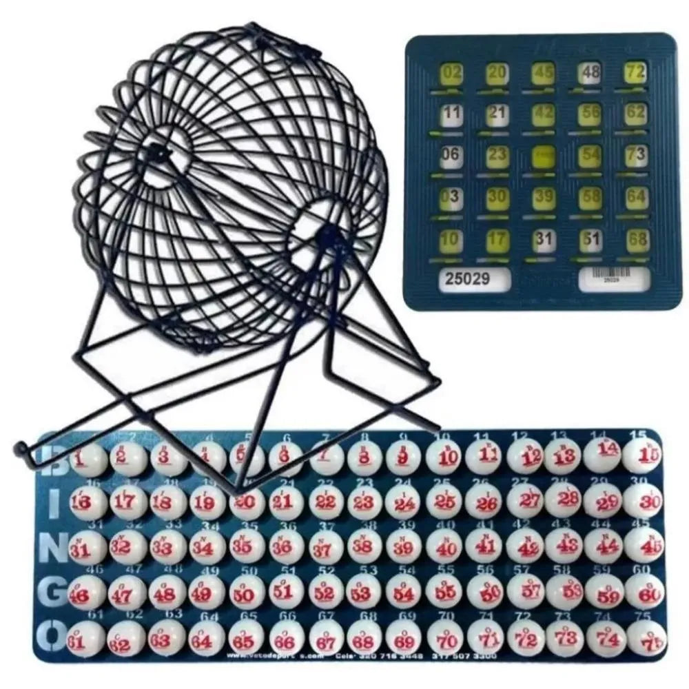 Juego de Bingo Familiar tablas plasticas Profesionales
