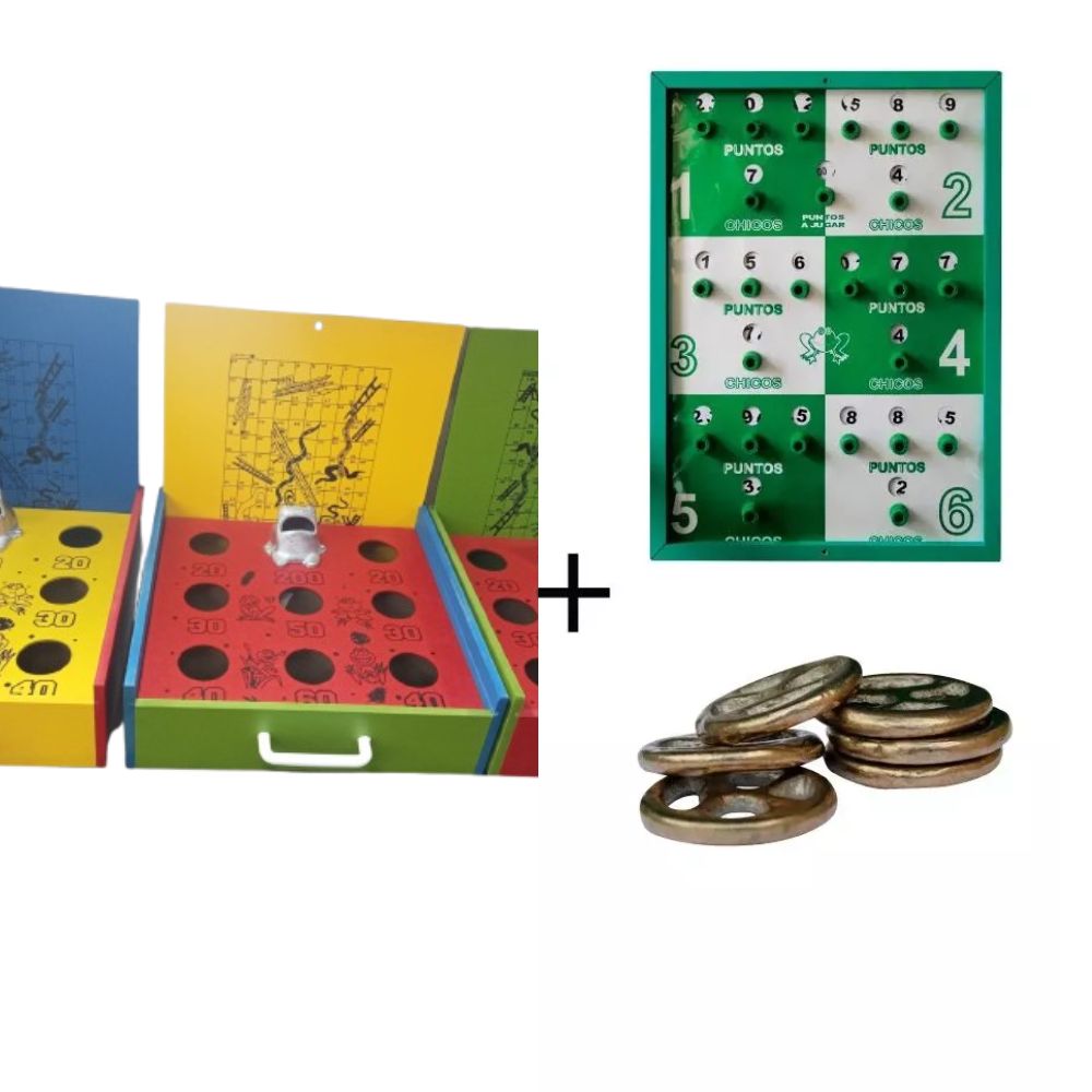 Juego de Rana portatil 3 en 1 - Parques - Escalera