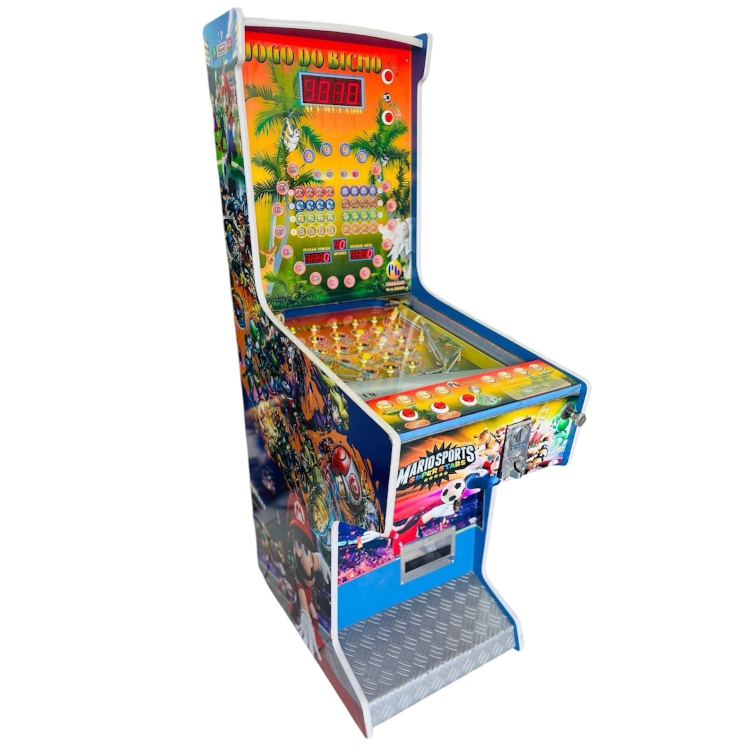 Máquina de Pinball Electronica Deportiva con Luces LED – Diversión Clásica para Negocios y Hogar Restauradas