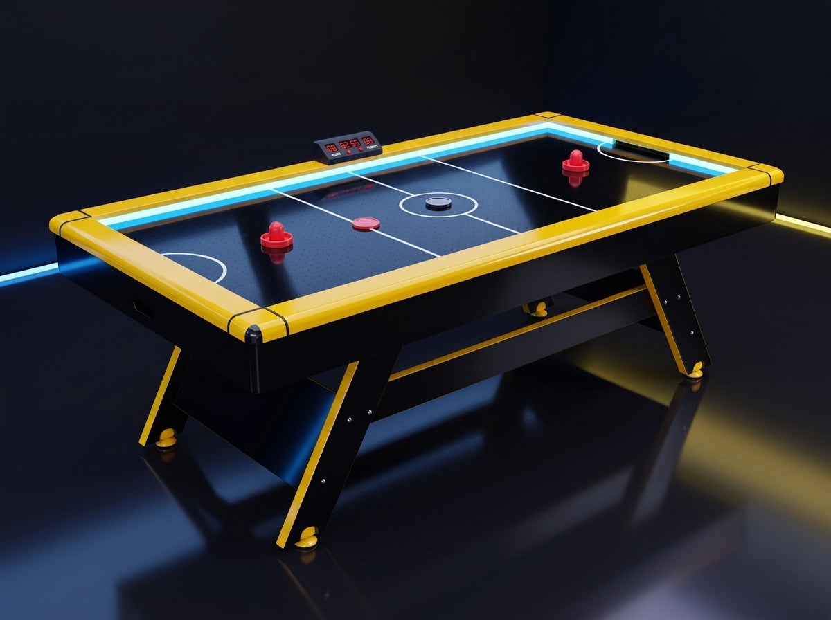 Mesa de Air Hockey Marcador Digital BumbleBlack