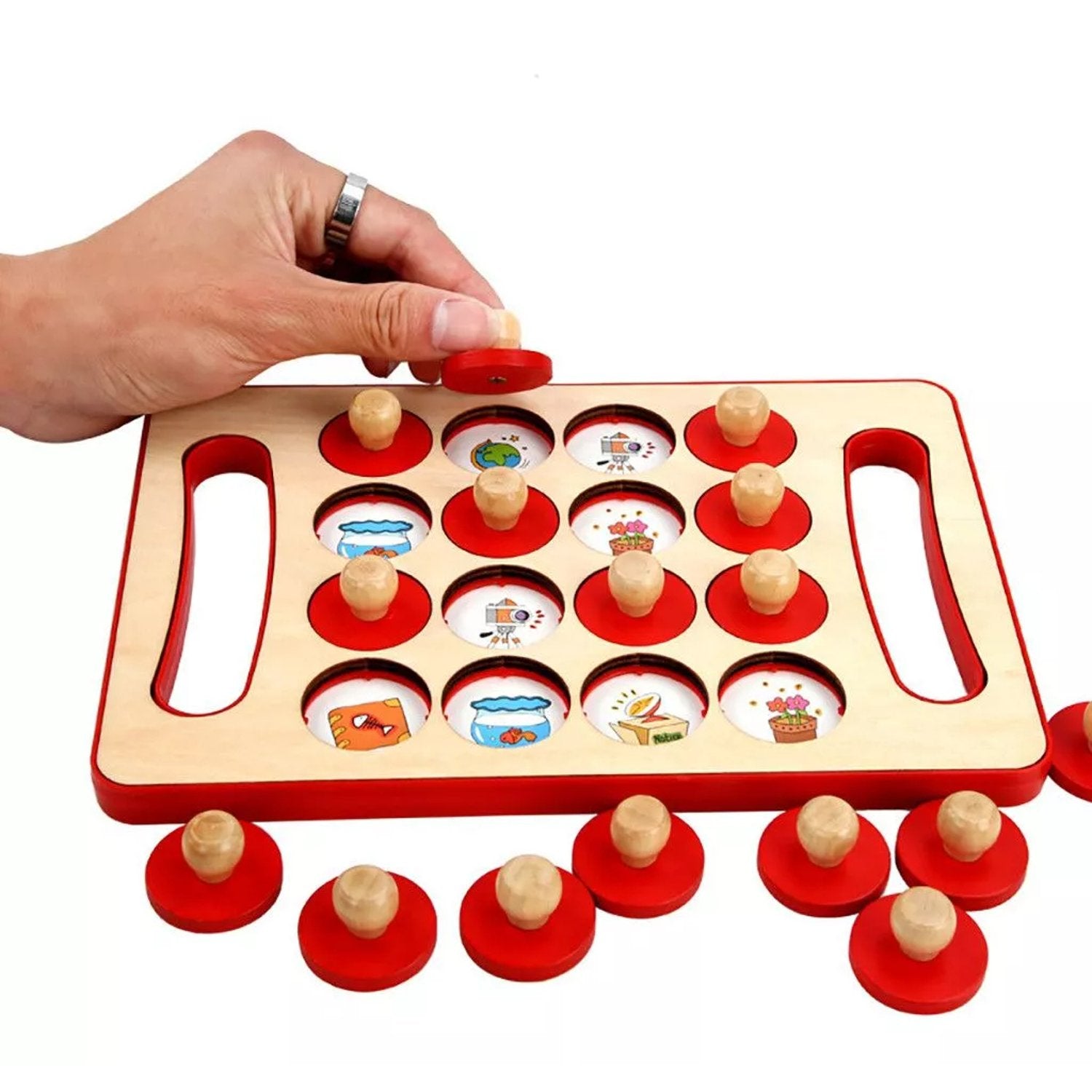 Juego Didáctico Memorice Chess Juego De Mesa Memoria