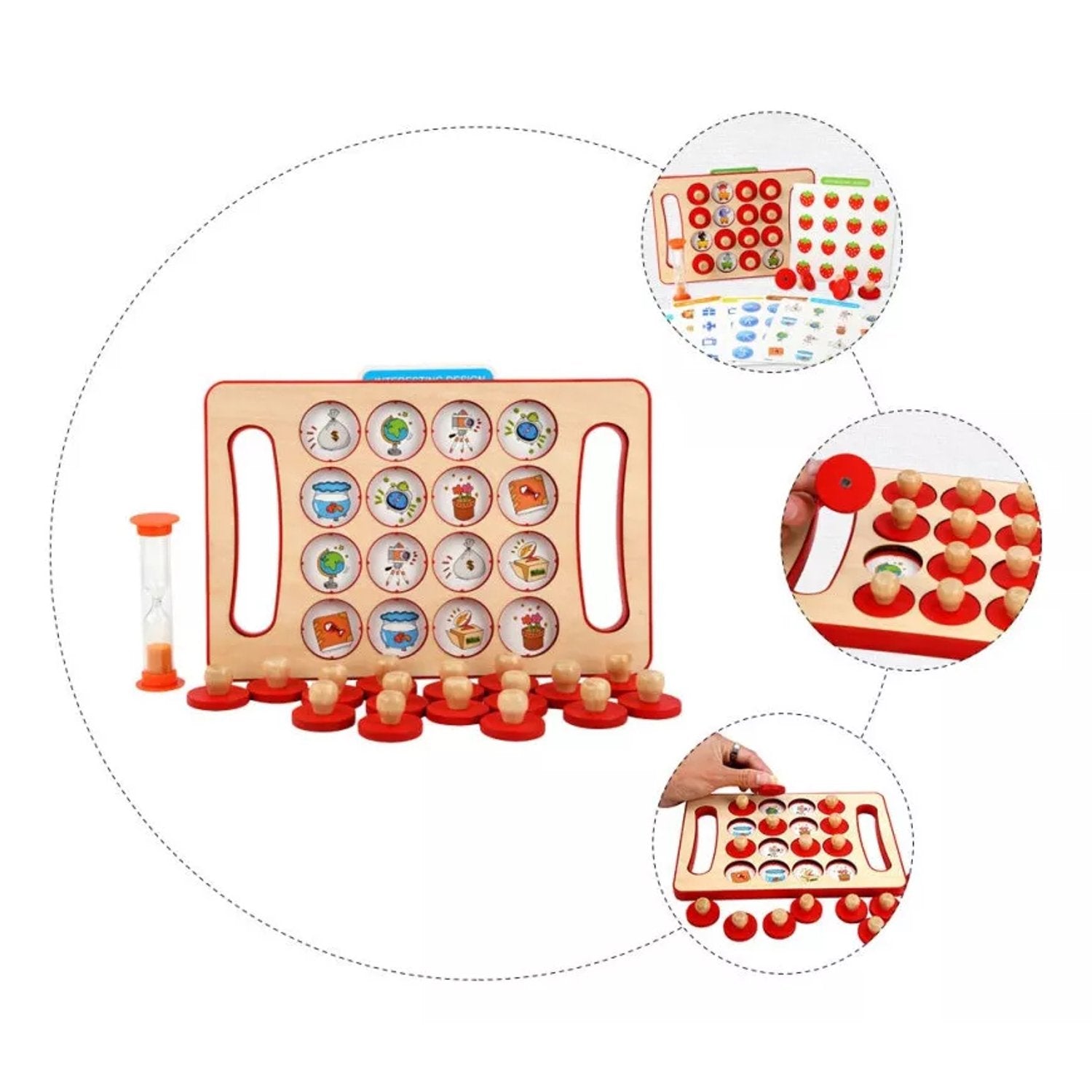Juego Didáctico Memorice Chess Juego De Mesa Memoria