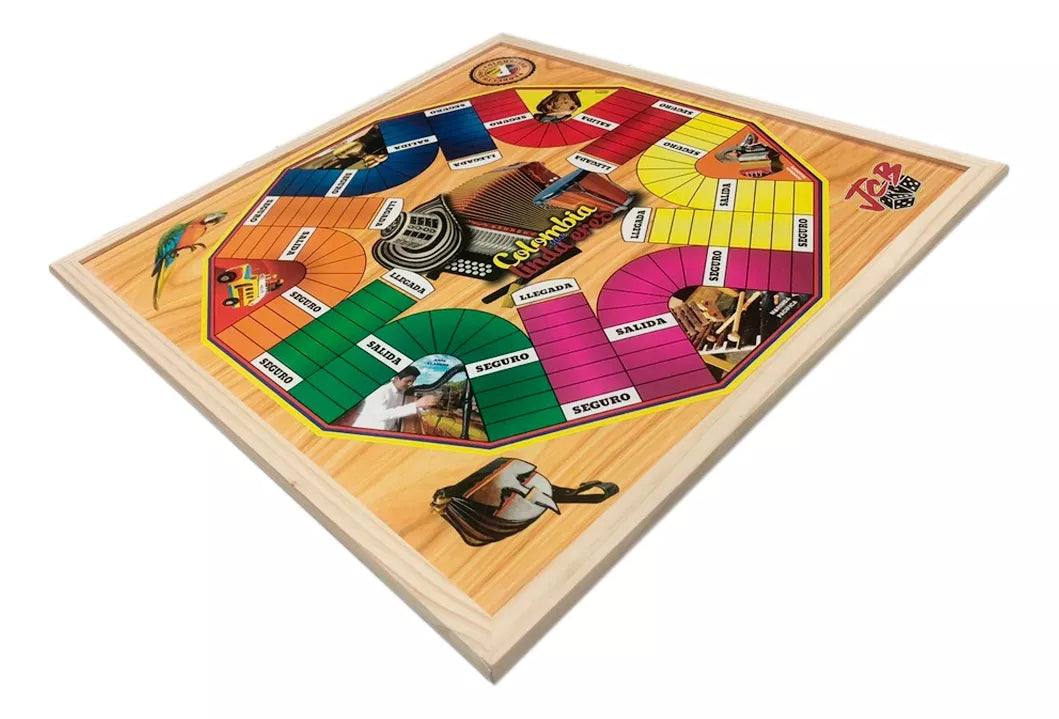 Juego de Parques Magentico 6 x 4 Puestos 50 x 50 cm