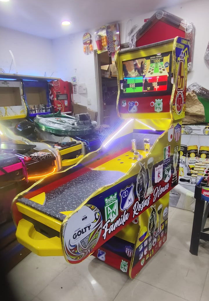 Juego de Bolirana Smart Grande - 7 Juegos Pantalla 19 Pulgadas 16 Jugadores 12 Esferas