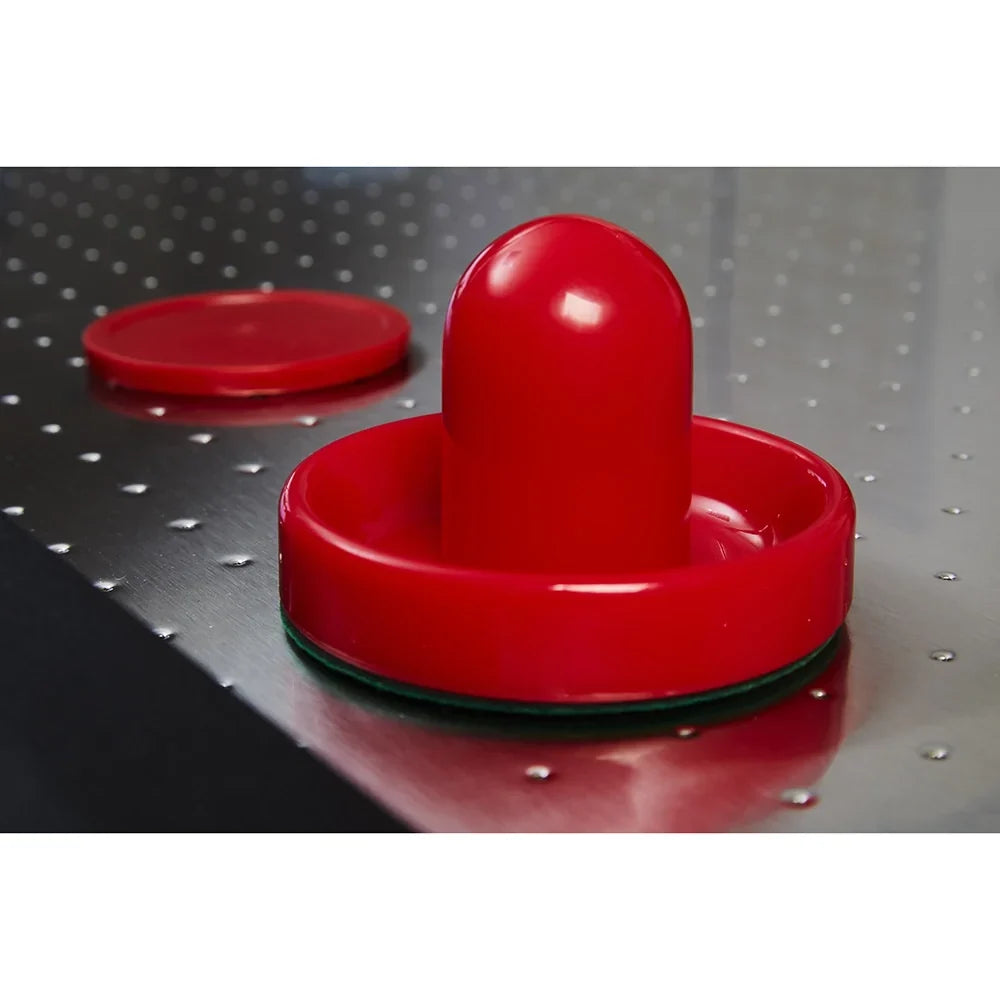 Mesa de Air Hockey Profesional Acero Inoxidable | Estilo Arcade con Accesorios Incluidos